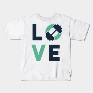 Love Bodybuilding Kids T-Shirt